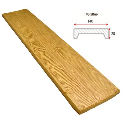 Доска декоративная "Модерн" 140х20мм 1000мм Арнодекор купить в Санкт-Петербурге