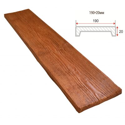 Доска декоративная "Модерн" 190х20мм 1000мм Арнодекор купить в Санкт-Петербурге