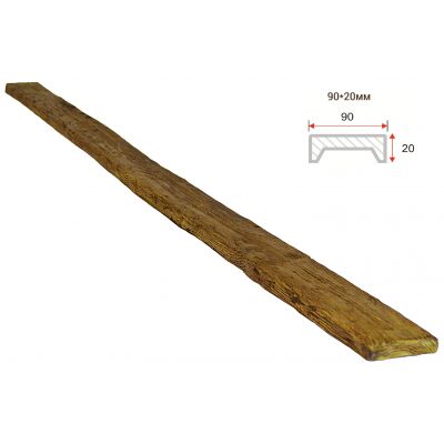 Доска декоративная "Рустик" 90х20мм 1000мм Арнодекор купить в Санкт-Петербурге