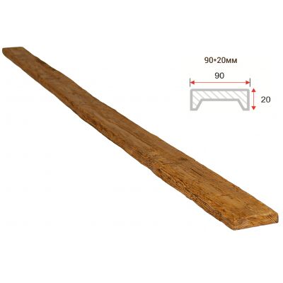 Доска декоративная "Рустик" 90х20мм 1000мм Арнодекор купить в Санкт-Петербурге