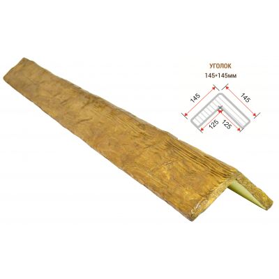Уголок декоративный "Рустик" 145х145мм 2000мм Арнодекор купить в Санкт-Петербурге