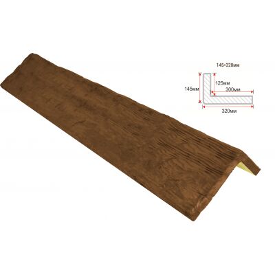 Оконный откос "Рустик" 145х320х20мм 1000мм Арнодекор купить в Санкт-Петербурге
