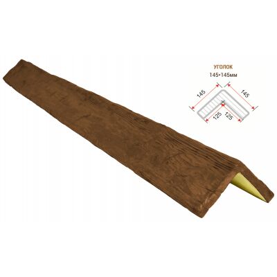 Уголок декоративный "Рустик" 145х145мм 2000мм Арнодекор купить в Санкт-Петербурге