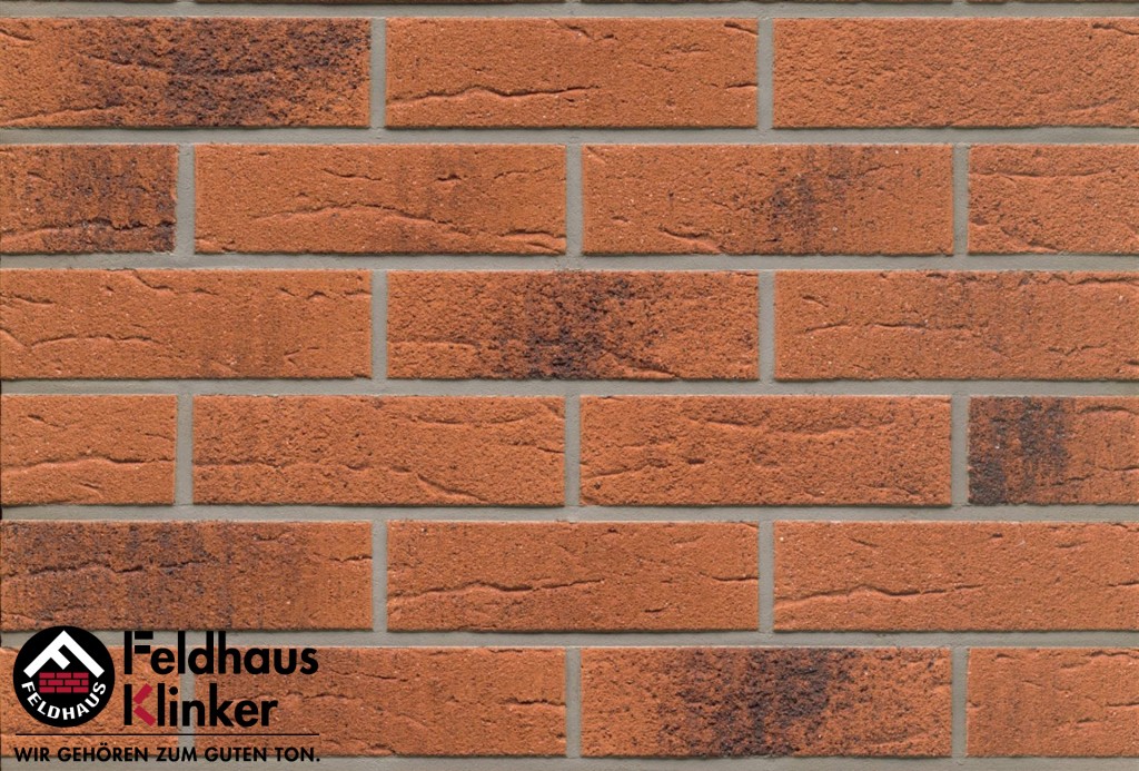 Клинкерная плитка Feldhaus Klinker Classic, terracota rustico carbo240х9х71 мм, terracota rustico carbo