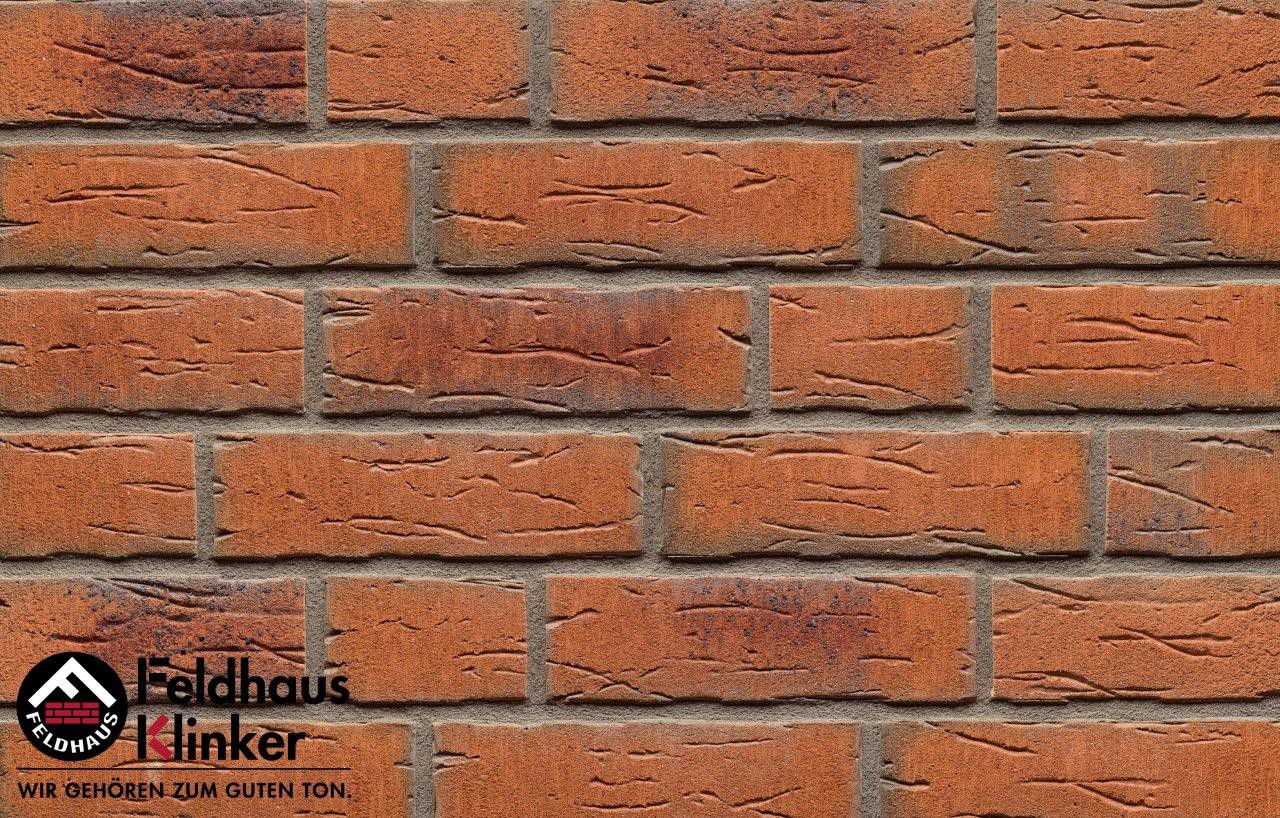 Клинкерная плитка ручной формовки Feldhaus Klinker, Sintra terracotta linguro 240х71х14 мм, R687NF14