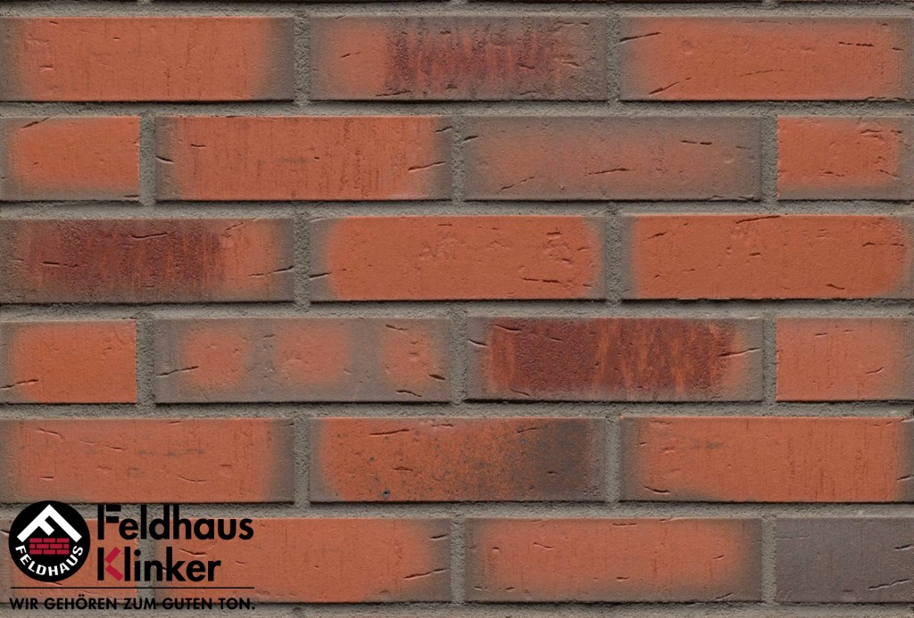 Клинкерная плитка ручной формовки Feldhaus Klinker, Vascu terreno venito 240х71х14 мм, R768NF14