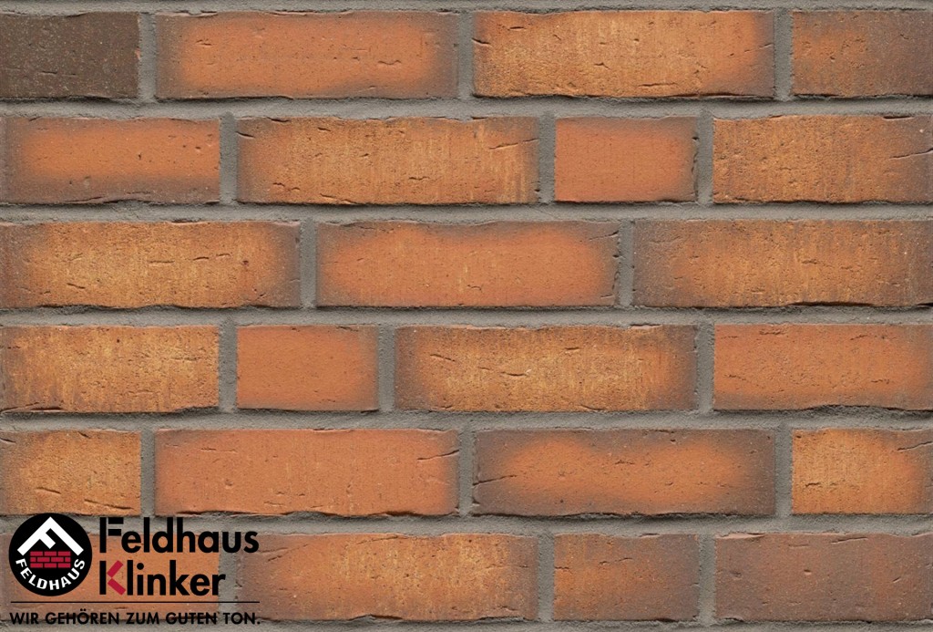 Клинкерная плитка ручной формовки Feldhaus Klinker, Vascu terracotta 240х71х14 мм, R758NF14