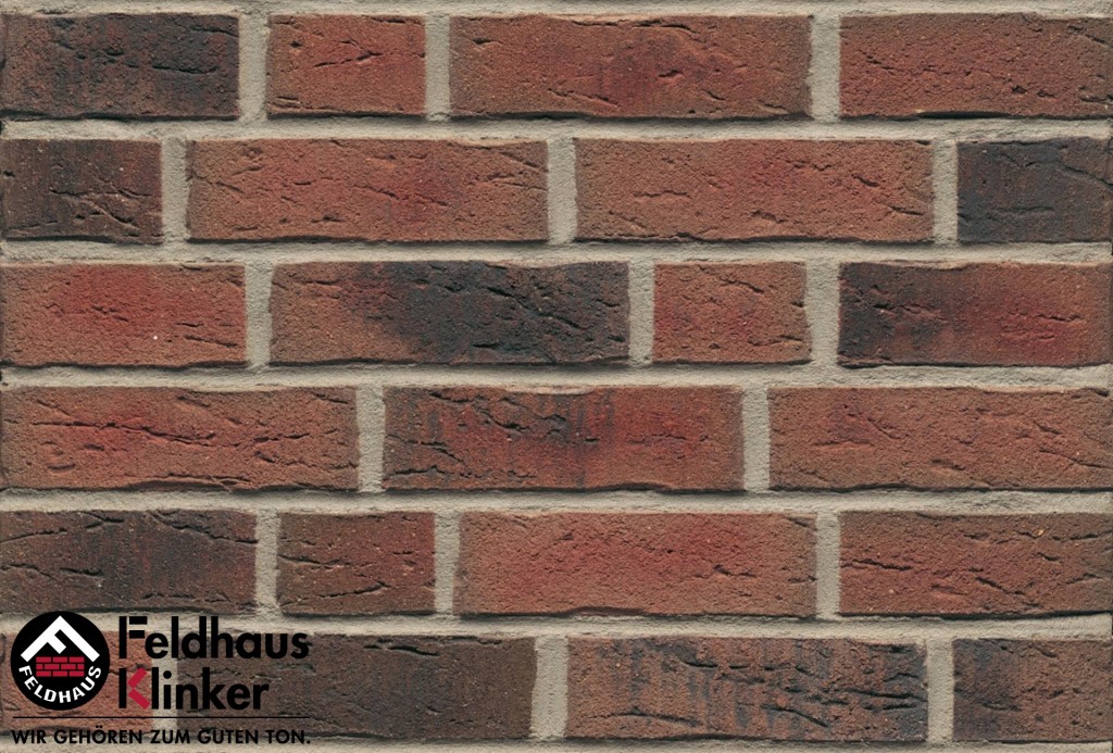 Клинкерная плитка ручной формовки Feldhaus Klinker, Sintra carmesi nelino 240х71х14 мм, R685NF14