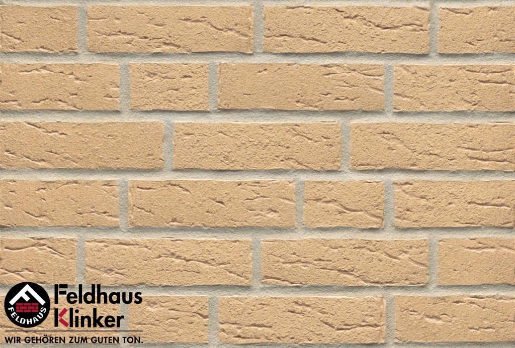 Клинкерная плитка ручной формовки Feldhaus Klinker, Sintra crema 240х71х14 мм, R692NF14