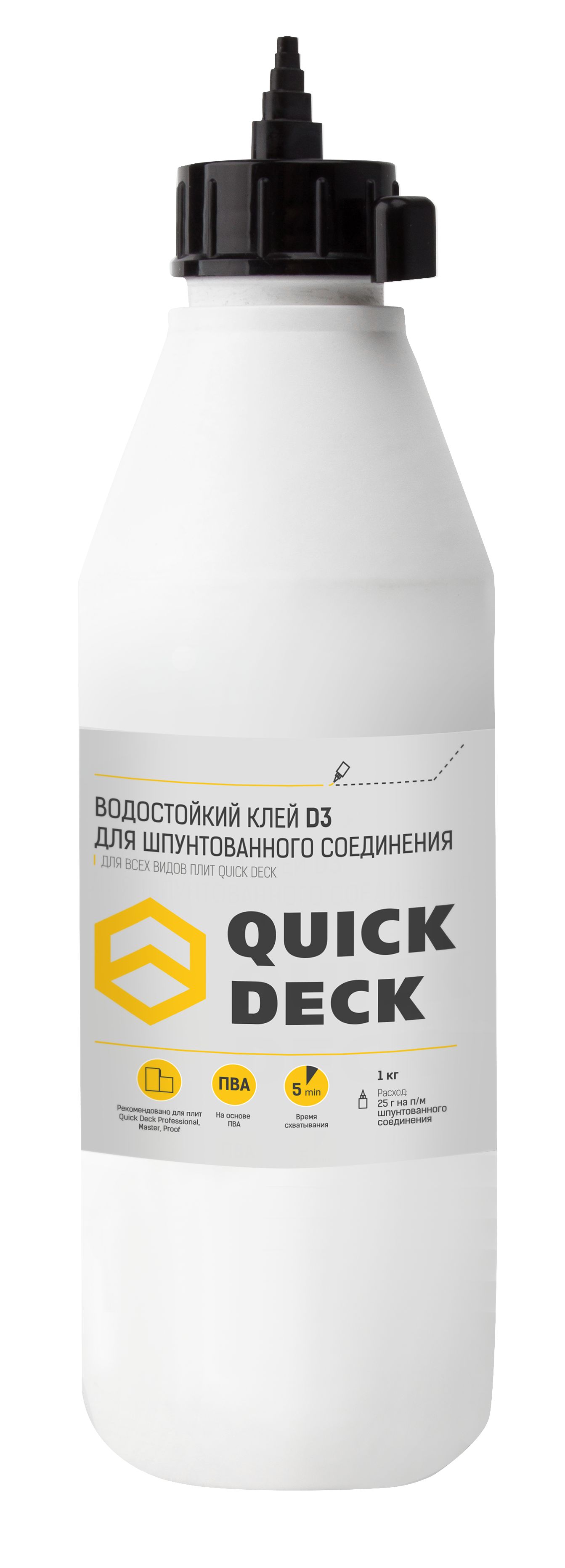 Клей QUICK DECK D3