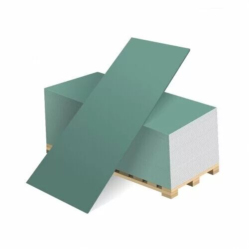 Гипсокартон влагостойкий 2500х1200х9,5 мм ВОЛМА купить в Санкт-Петербурге