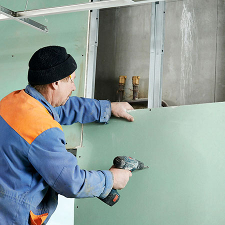 Гипсокартон влагостойкий 2500х1200х9,5 мм ВОЛМА купить в Санкт-Петербурге