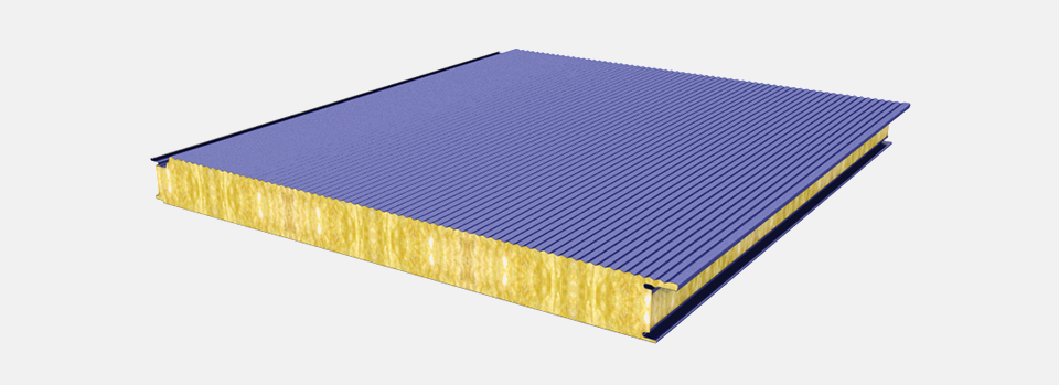 Стеновая трехслойная сэндвич-панель с видимым креплением Z-Lock купить в Санкт-Петербурге