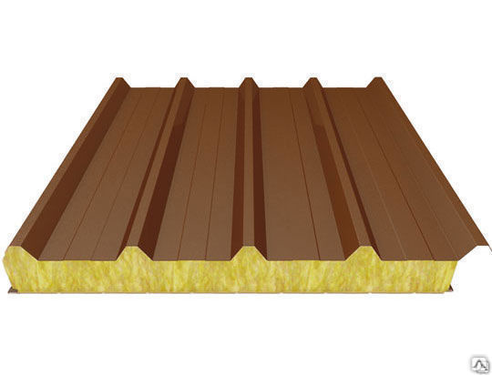 Кровельная трехслойная сэндвич-панель (ТУ 5284-001-37144780-2012) купить в Санкт-Петербурге