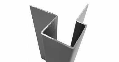 sale Асимметричный внешний угл профиль С51 серебристый минерал Cedral 4032546 купить в Санкт-Петербурге