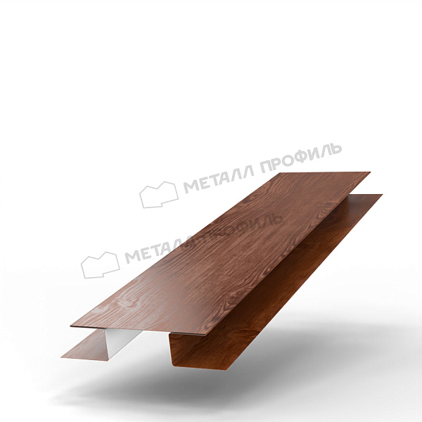 Планка стыковочная сложная 75x3000мм Ecosteel, Ecosteel Matt, Ecosteel Textur купить в Санкт-Петербурге