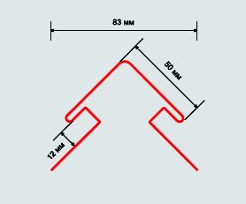 Угол наружный 50 ТехноНИКОЛЬ ОПТИМА купить в Санкт-Петербурге