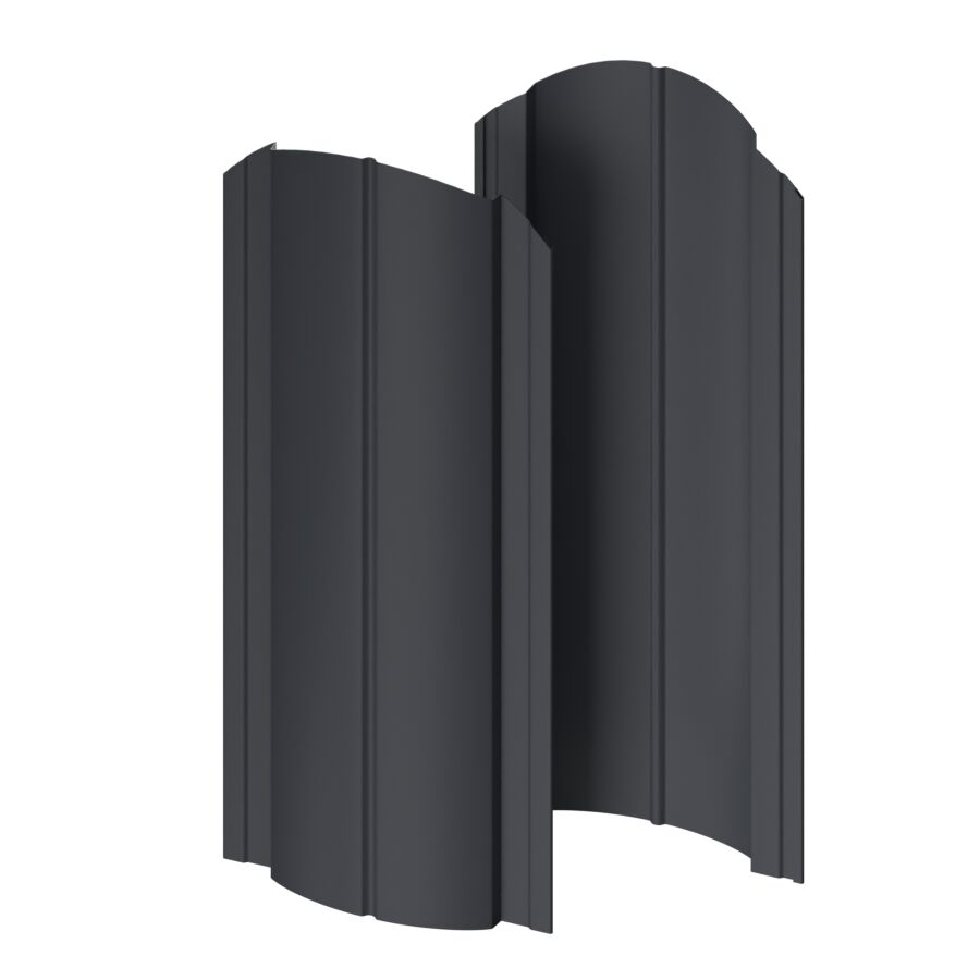 Штакетник МП Э-118-О фигурный 0.45мм ПЭ двусторонний {длины по списку} купить в Санкт-Петербурге