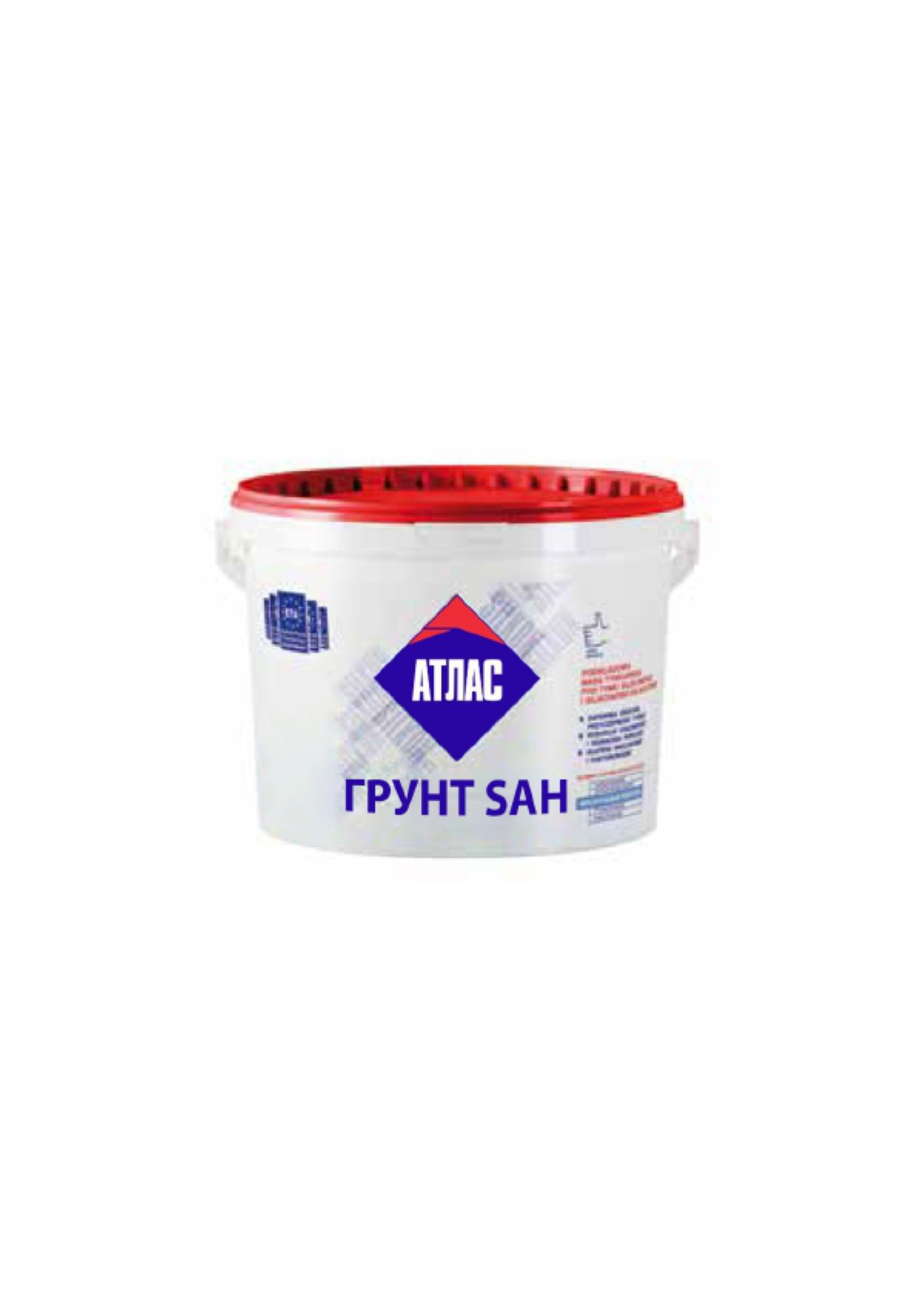 SAH 15кг Грунт кварцевый под штукатурки цветной Атлас купить в Санкт-Петербурге