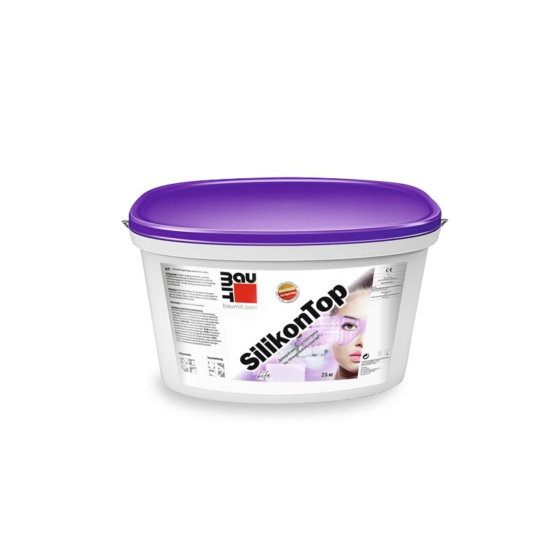 Baumit SilikonTop 25кг Штукатурка декоративная силиконовая 