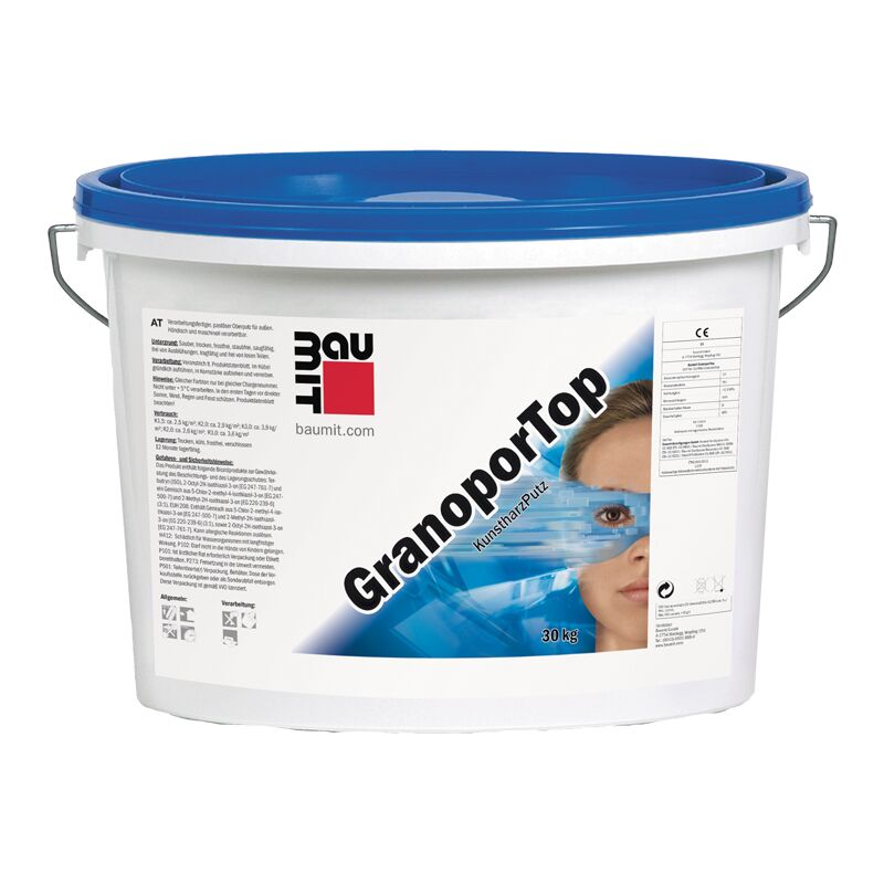 Baumit GranoporTop 25кг Штукатурка декоративная полимерная 