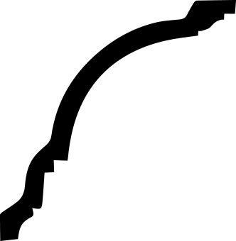 Карниз 6.50.108 2000х117х115 Европласт купить в Санкт-Петербурге