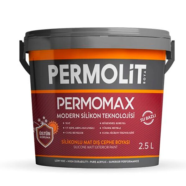 PERMOMAX 2.5л база 0P краска силиконовая фасадная мат PERMOLIT купить в Санкт-Петербурге