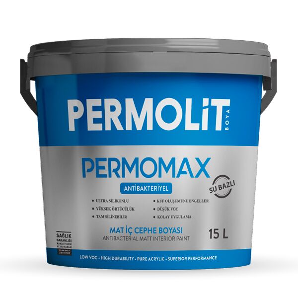 PERMOMAX 15л база TR краска антибактериальная интерьерная мат PERMOLIT купить в Санкт-Петербурге