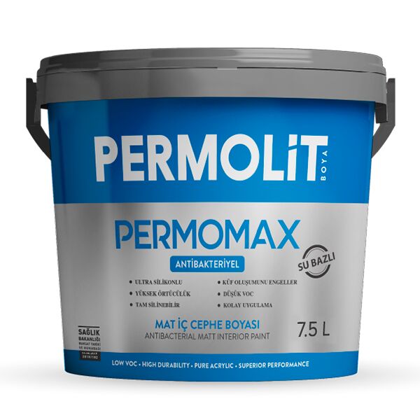PERMOMAX 7.5л база TR краска антибактериальная интерьерная мат PERMOLIT купить в Санкт-Петербурге
