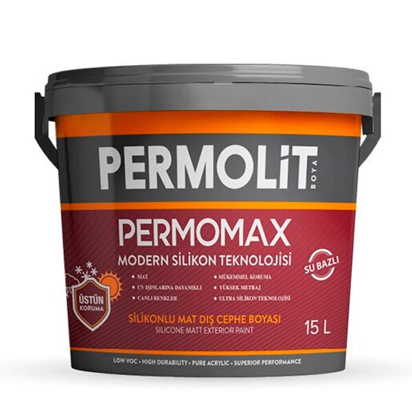 PERMOMAX 15л база 0P краска силиконовая фасадная мат PERMOLIT купить в Санкт-Петербурге