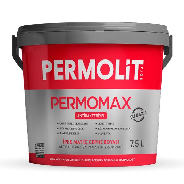 PERMOMAX 7.5л база TR краска антибактериальная интерьерная шелк/мат PERMOLIT купить в Санкт-Петербурге