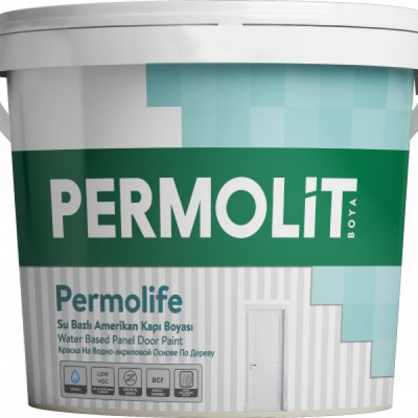 PERMOLIFE 2.5л база TR краска в/д для дверей и мебели мат PERMOLIT купить в Санкт-Петербурге