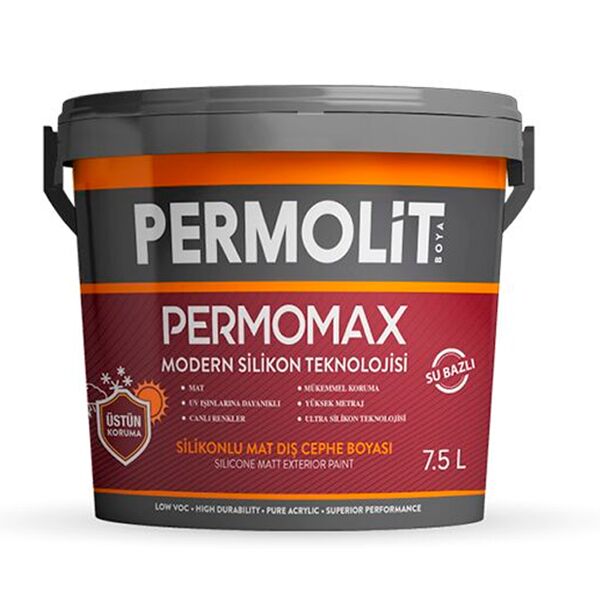 PERMOMAX 7.5л база 0P краска силиконовая фасадная мат PERMOLIT купить в Санкт-Петербурге