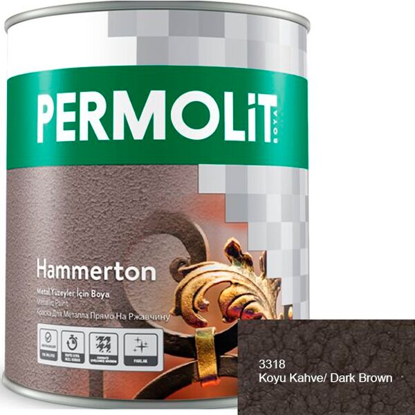 HAMMERTON 2.2л краска с молотковым эффектом PERMOLIT купить в Санкт-Петербурге