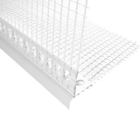 Профиль-капельник SOVERIT ПВХ с армирующей сеткой STROVER 10х10см 2.5м купить в Санкт-Петербурге