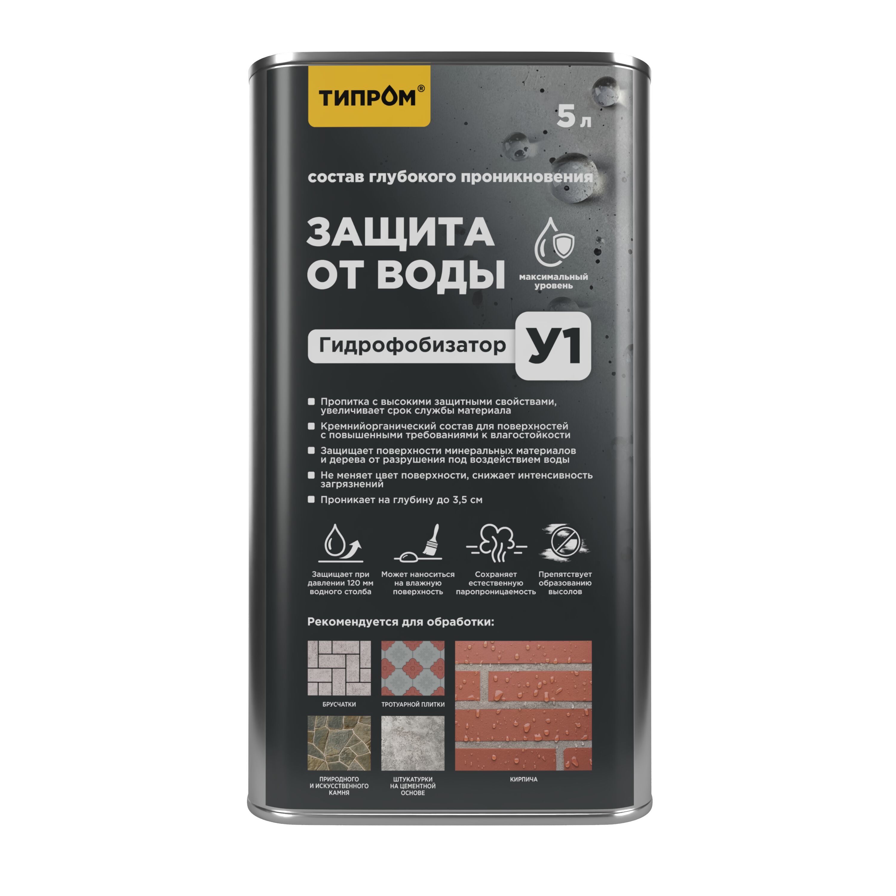Гидрофобизатор Типром У1 5л купить в Санкт-Петербурге