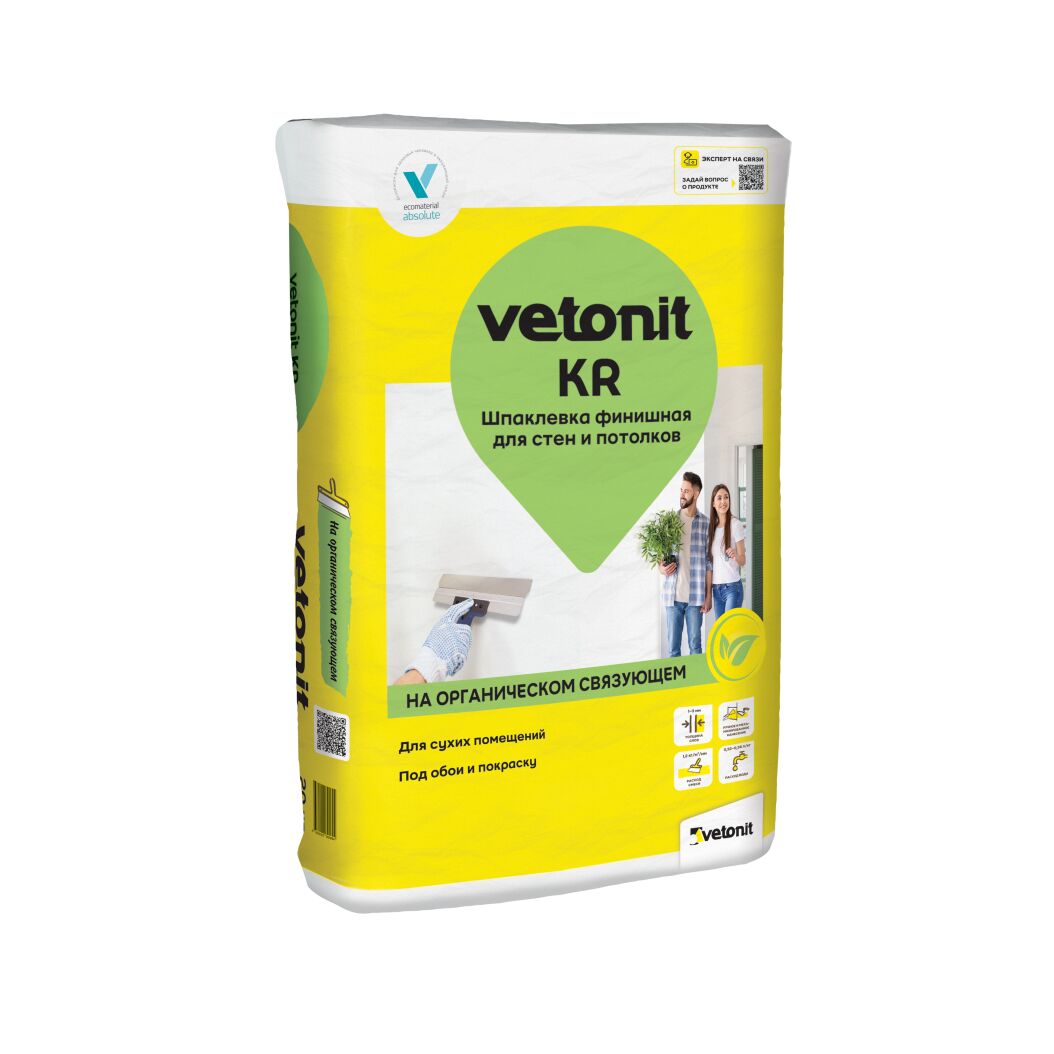 Шпаклевка финишная Vetonit KR20 белый 20кг, Шпаклевка финишная Weber Vetonit KR20 белый 20кг купить в Москве Шпаклевка финишная Vetonit KR20 белый 20кг, Шпаклевка финишная Weber Vetonit KR20 белый 20кг