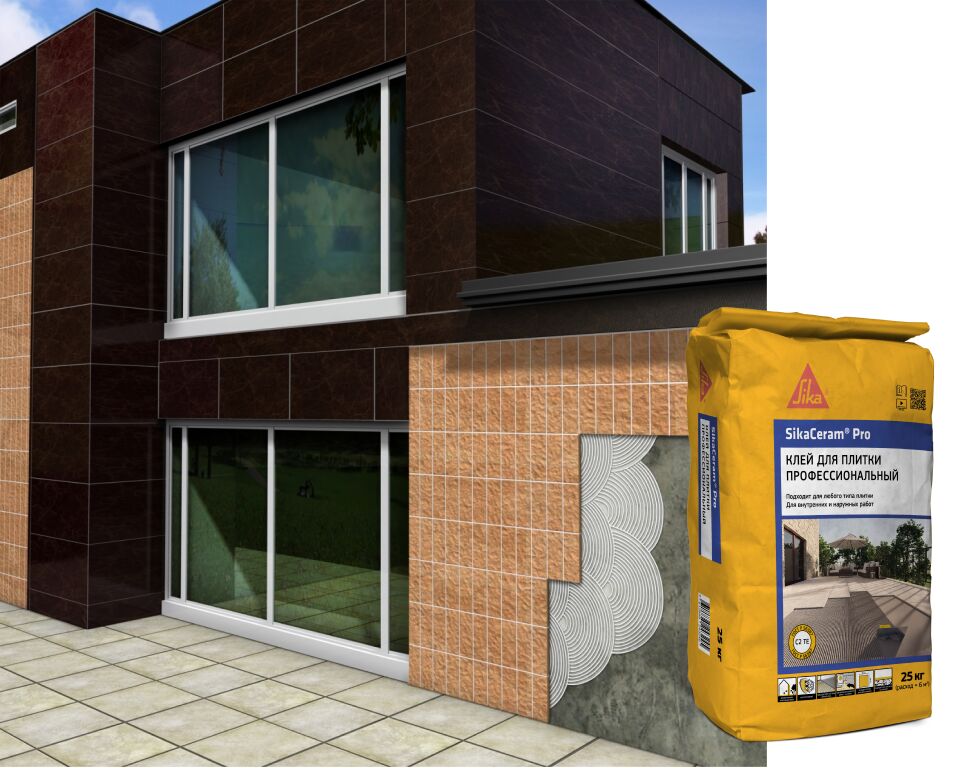 Sika Ceram Pro 25кг Эластичный цементный плиточный клей (Завод СПб) купить в Санкт-Петербурге