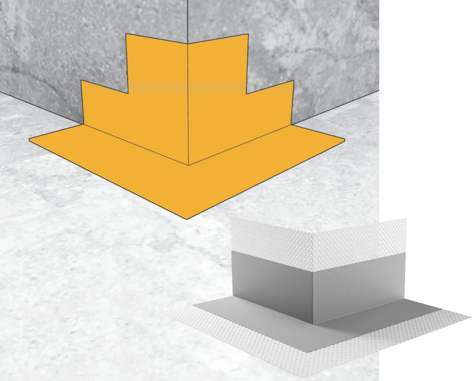 Sika Sealing Tape S Outside Corner 25шт Элемент угловой наружный купить в Санкт-Петербурге