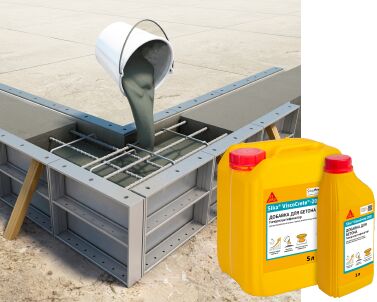 Sika ViscoCrete-200 1л Гиперпластификатор для высокопрочного бетона для ЖБИ купить в Санкт-Петербурге