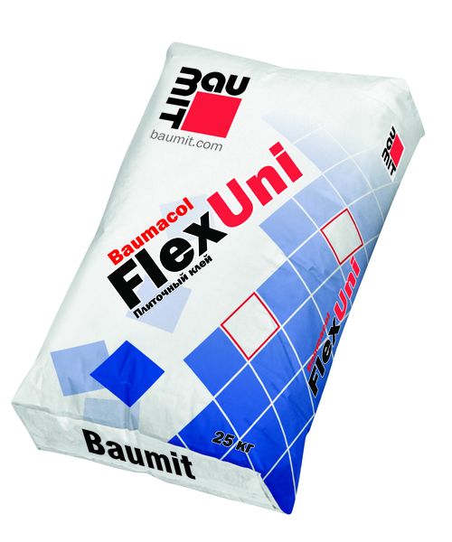 Baumacol FlexUni 25 кг Плиточный клей Baumit, Baumacol FlexUni 25 кг Плиточный клей Baumit