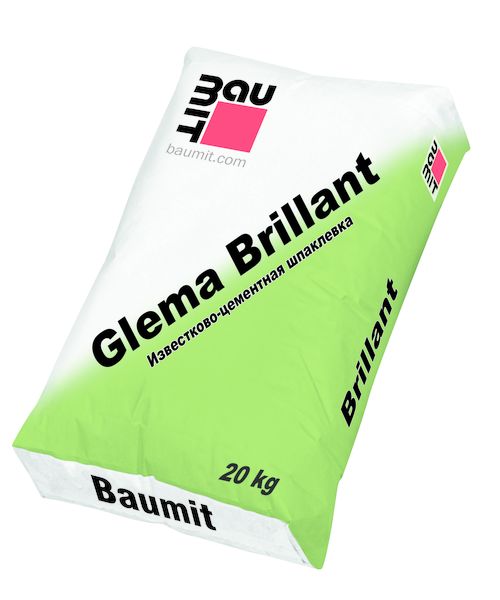 GlemaBrillant 20 кг Известковая шпаклёвка Baumit