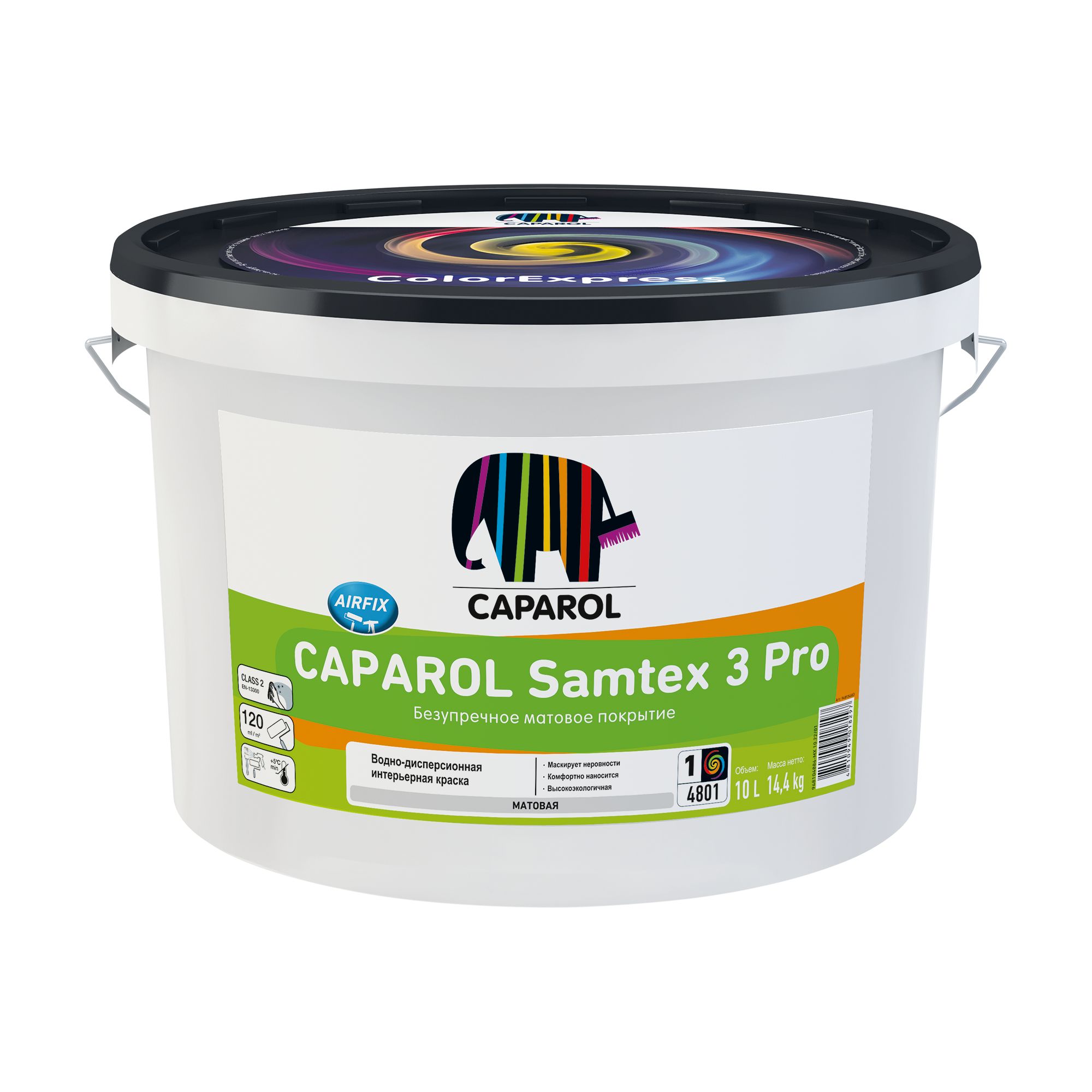 Caparol. Краска Caparol Samtex 3. Краска Indeko-Plus Caparol. Caparol шелковисто-матовая Samtex 7. Caparol Unilatex, 10л, база 3.