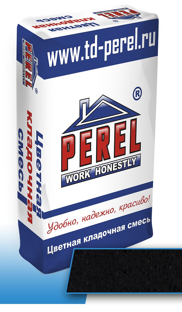 Цветная кладочная смесь Perel SL черная