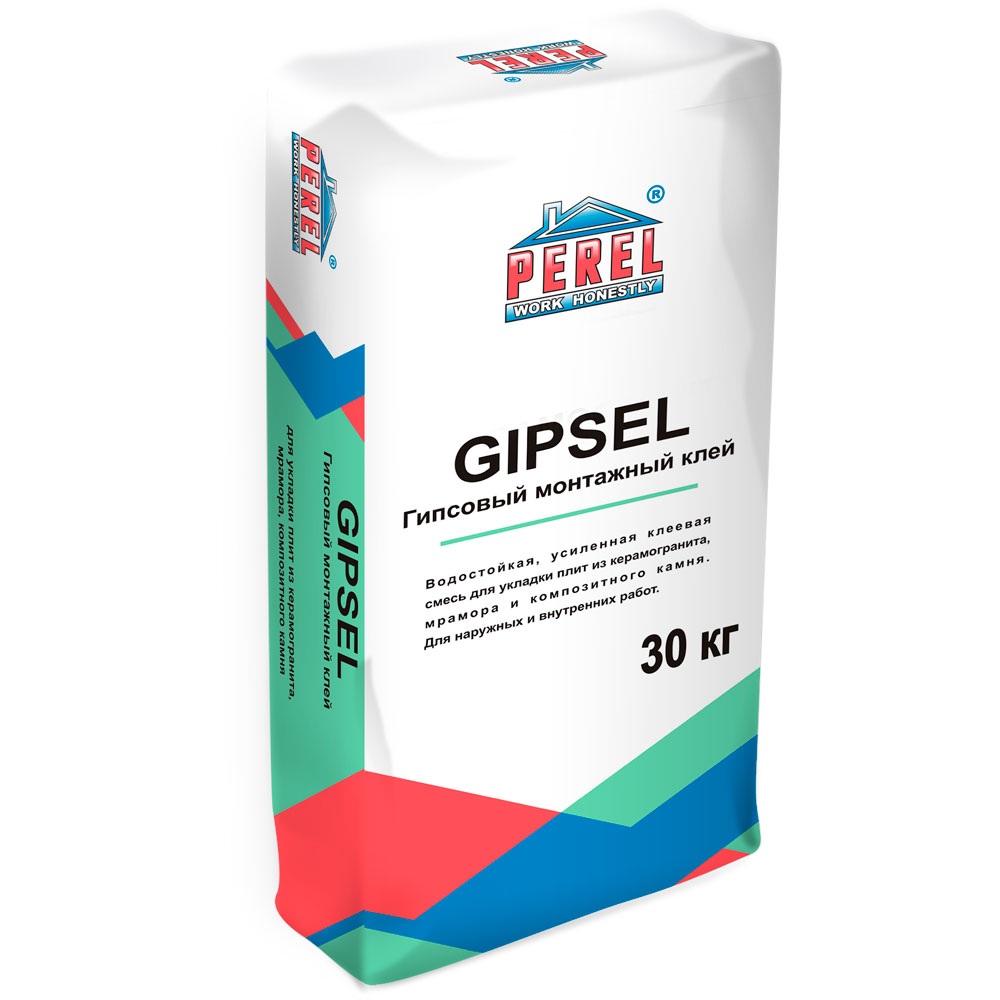 Клеевая смесь Perel Gipsel  0330, Смесь клеевая Perel 0330 30кг