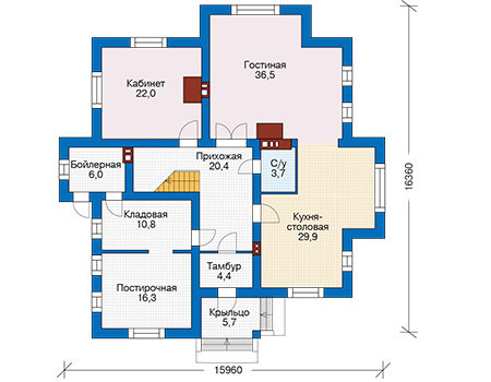 Коттедж из газобетона в СПб: 5 500 000 руб.