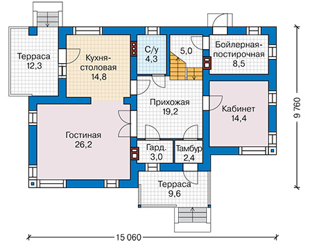 Коттедж из газобетона в СПб: 3 500 000 руб.