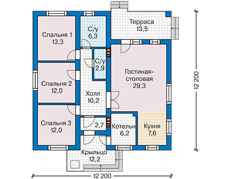 Коттедж из газобетона в СПб: 2 100 000 руб.