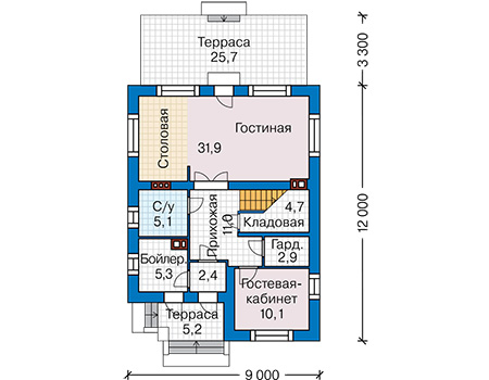 Коттедж из газобетона в СПб: 2 700 000 руб.