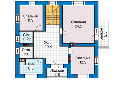 Коттедж из газобетона в СПб: 3 250 000 руб.